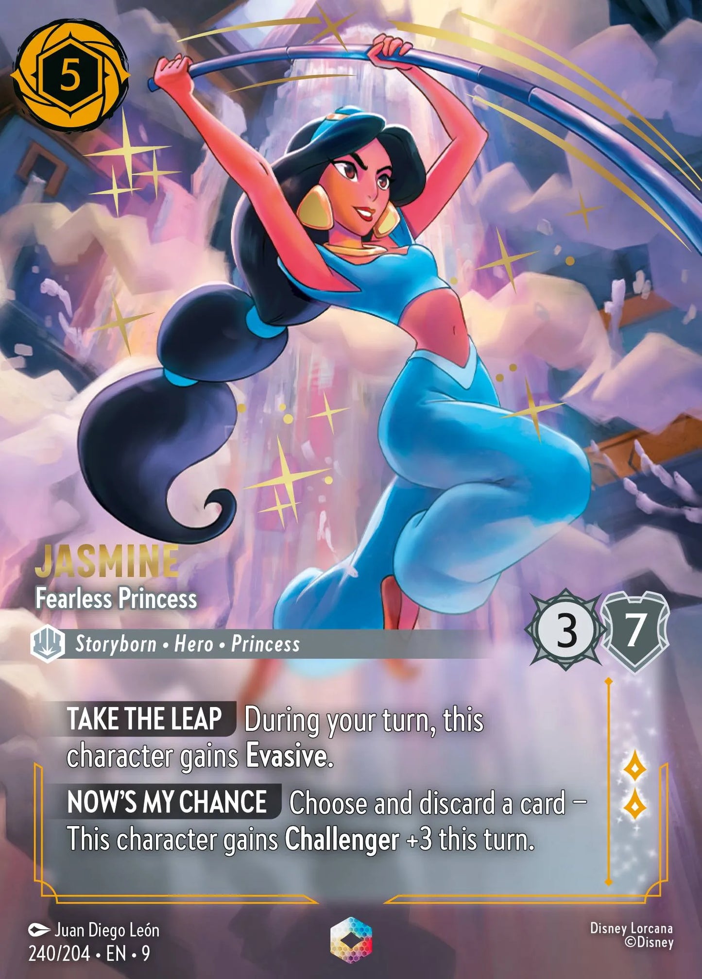 Jasmine - Fearless Princess | Fabled #240 (Near Mint) | Disney Lorcana Single Australia (Near Mint)