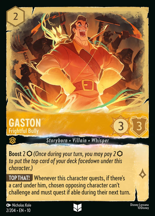 Gaston - Frightful Bully | Whispers in the Well #2 (Near Mint Foil) | Disney Lorcana Single Australia (Near Mint)