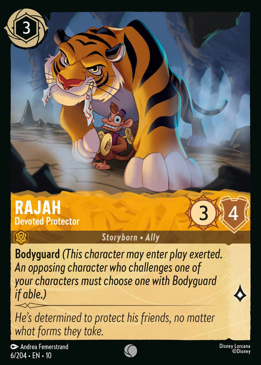 Rajah - Devoted Protector | Whispers in the Well #6 (Near Mint Foil) | Disney Lorcana Single Australia (Near Mint)