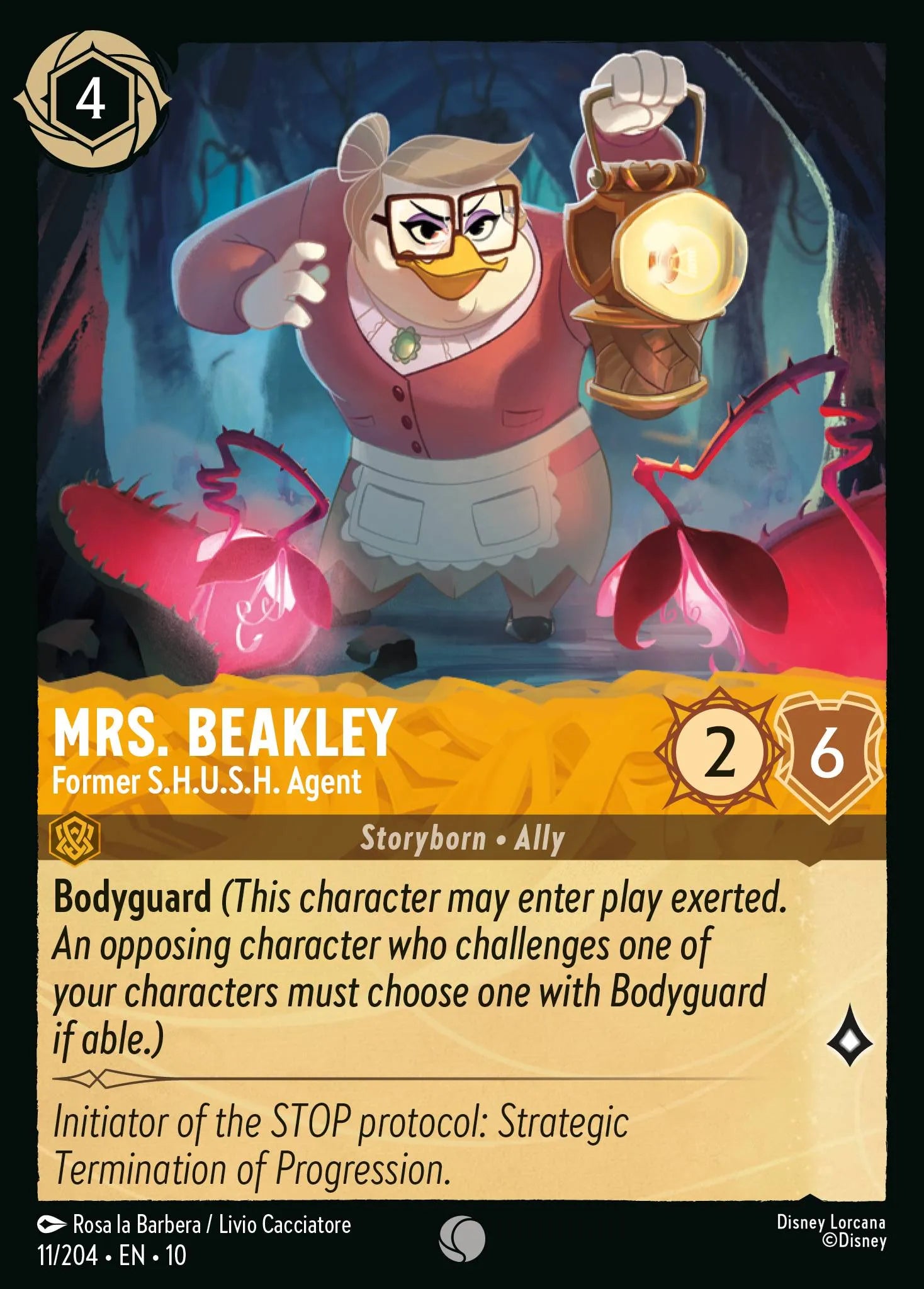 Mrs. Beakley - Former S.H.U.S.H. Agent | Whispers in the Well #11 (Near Mint) | Disney Lorcana Single Australia (Near Mint)