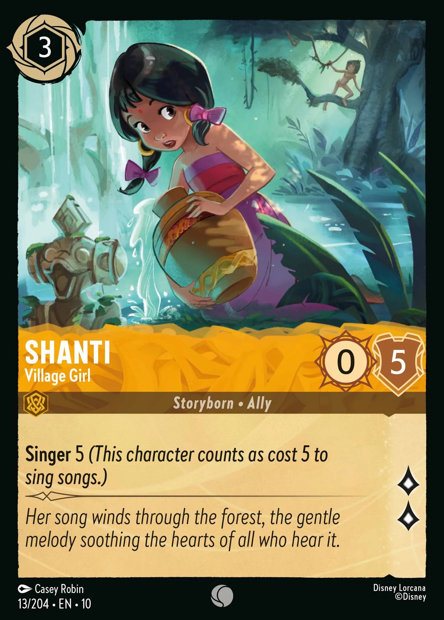 Shanti - Village Girl | Whispers in the Well #13 (Near Mint) | Disney Lorcana Single Australia (Near Mint)