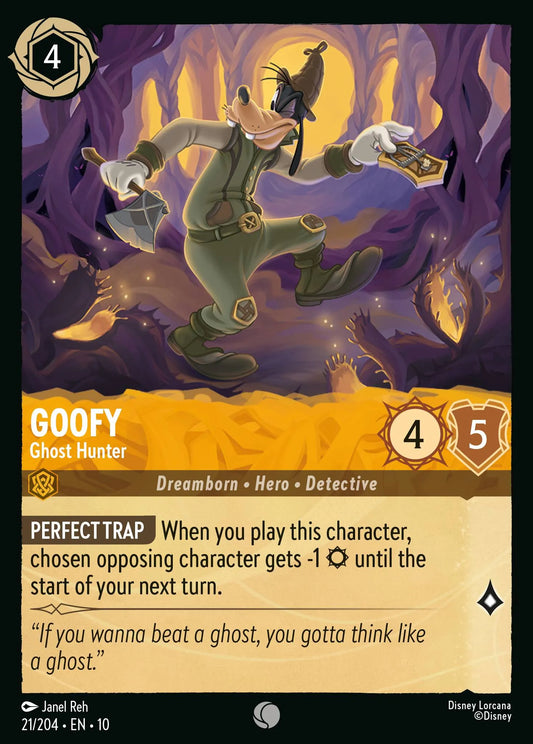 Goofy - Ghost Hunter | Whispers in the Well #21 (Near Mint) | Disney Lorcana Single Australia (Near Mint)