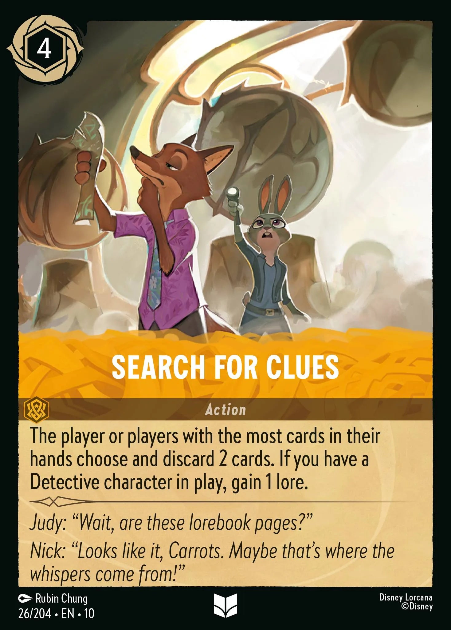 Search for Clues | Whispers in the Well #26 (Near Mint Foil) | Disney Lorcana Single Australia (Near Mint)