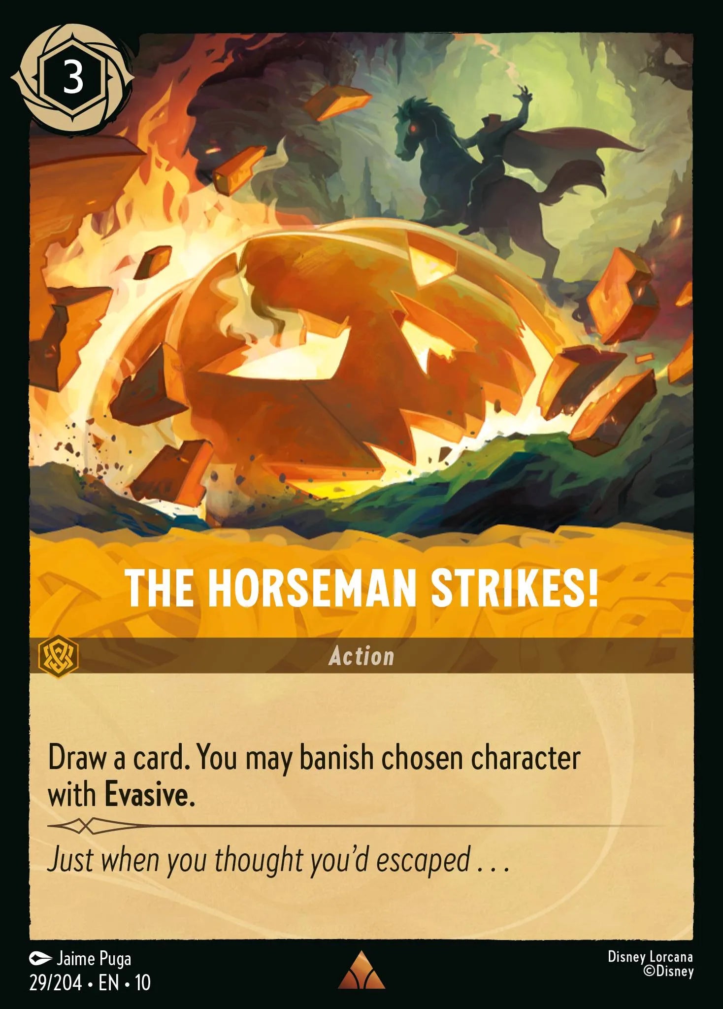 The Horseman Strikes! | Whispers in the Well #29 (Near Mint) | Disney Lorcana Single Australia (Near Mint)
