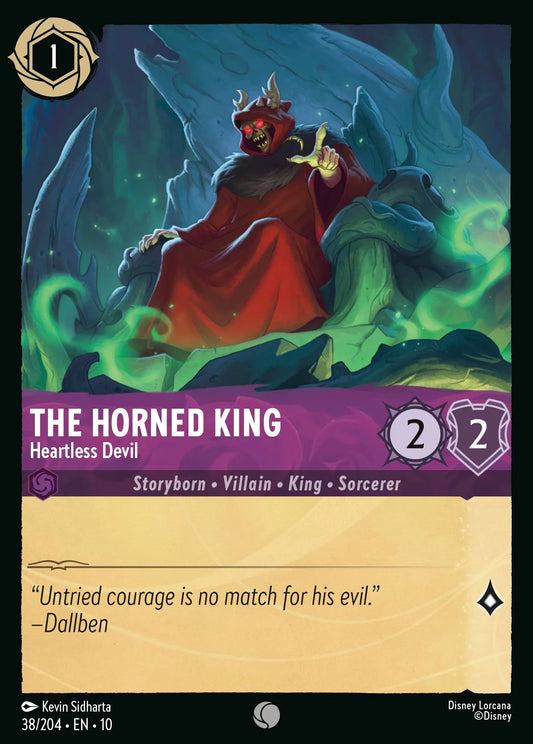 The Horned King - Heartless Devil | Whispers in the Well #38 (Near Mint) | Disney Lorcana Single Australia (Near Mint)