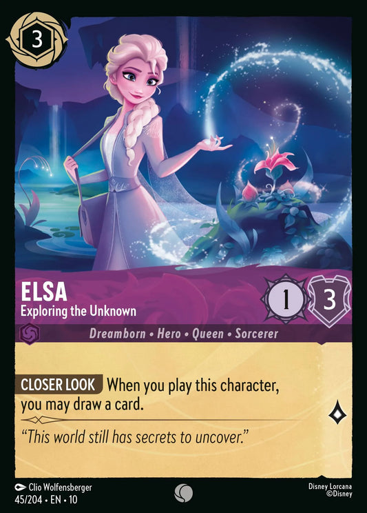 Elsa - Exploring the Unknown | Whispers in the Well #45 (Near Mint) | Disney Lorcana Single Australia (Near Mint)