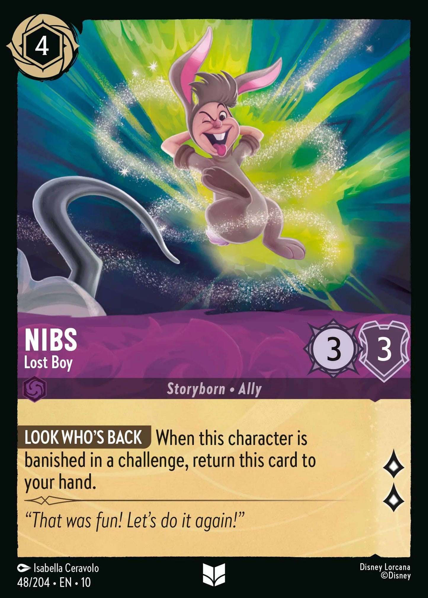 Nibs - Lost Boy | Whispers in the Well #48 (Near Mint Foil) | Disney Lorcana Single Australia (Near Mint)