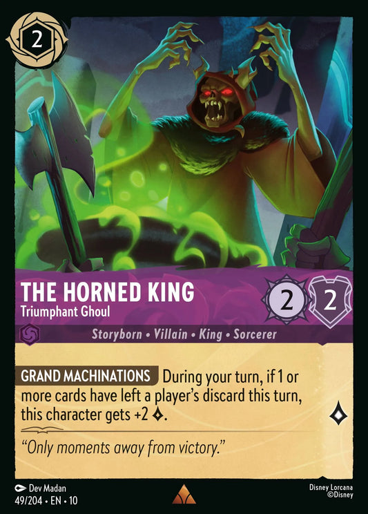 The Horned King - Triumphant Ghoul | Whispers in the Well #49 (Near Mint Foil) | Disney Lorcana Single Australia (Near Mint)