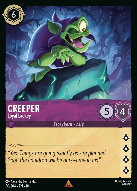 Creeper - Loyal Lackey | Whispers in the Well #50 (Near Mint Foil) | Disney Lorcana Single Australia (Near Mint)