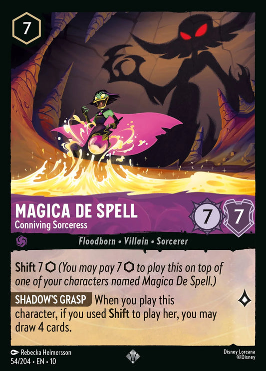 Magica De Spell - Conniving Sorceress | Whispers in the Well #54 (Near Mint) | Disney Lorcana Single Australia (Near Mint)