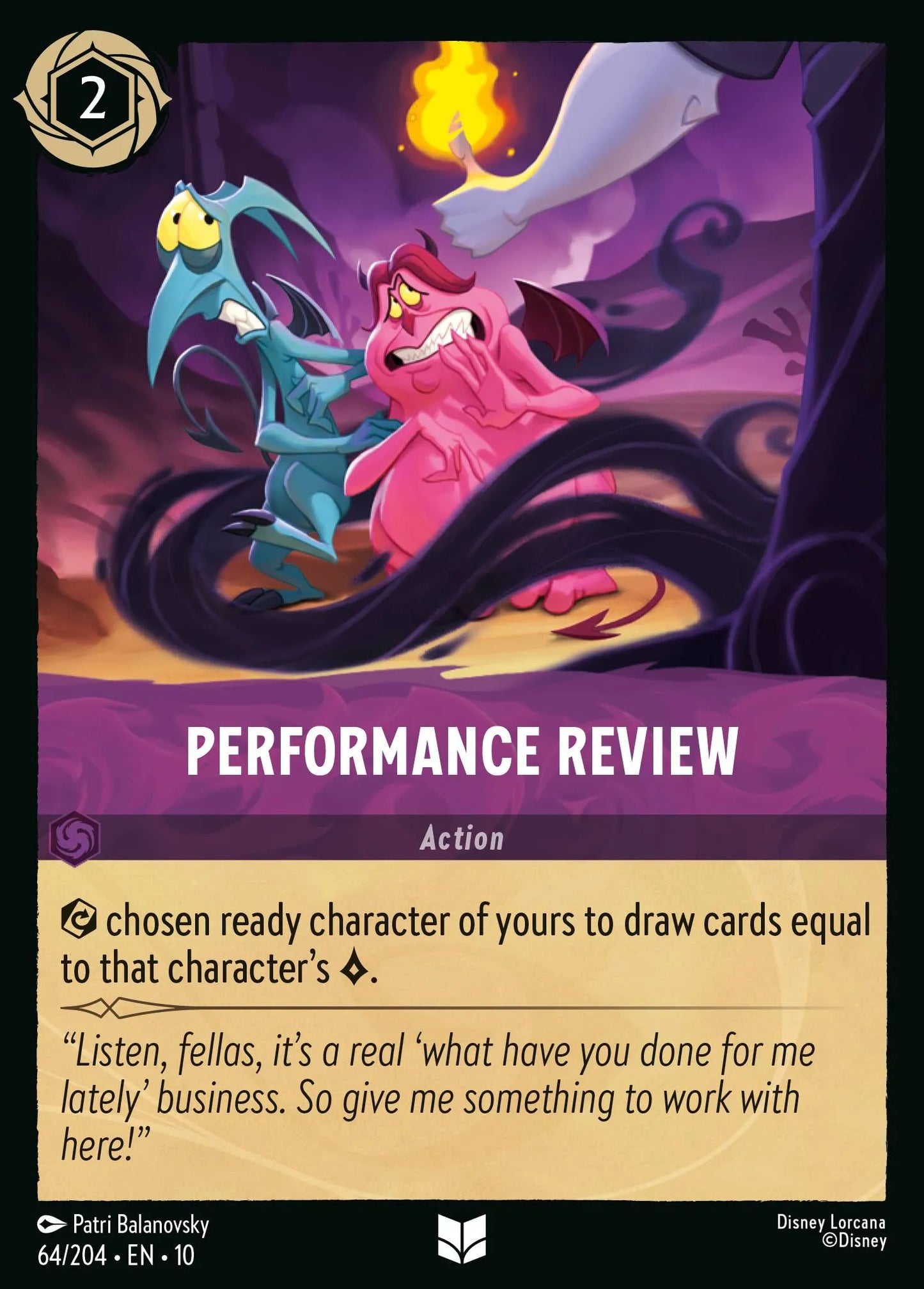 Performance Review | Whispers in the Well #64 (Near Mint) | Disney Lorcana Single Australia (Near Mint)