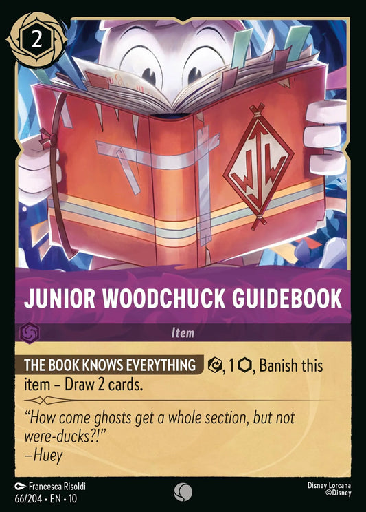 Junior Woodchuck Guidebook | Whispers in the Well #66 (Near Mint) | Disney Lorcana Single Australia (Near Mint)