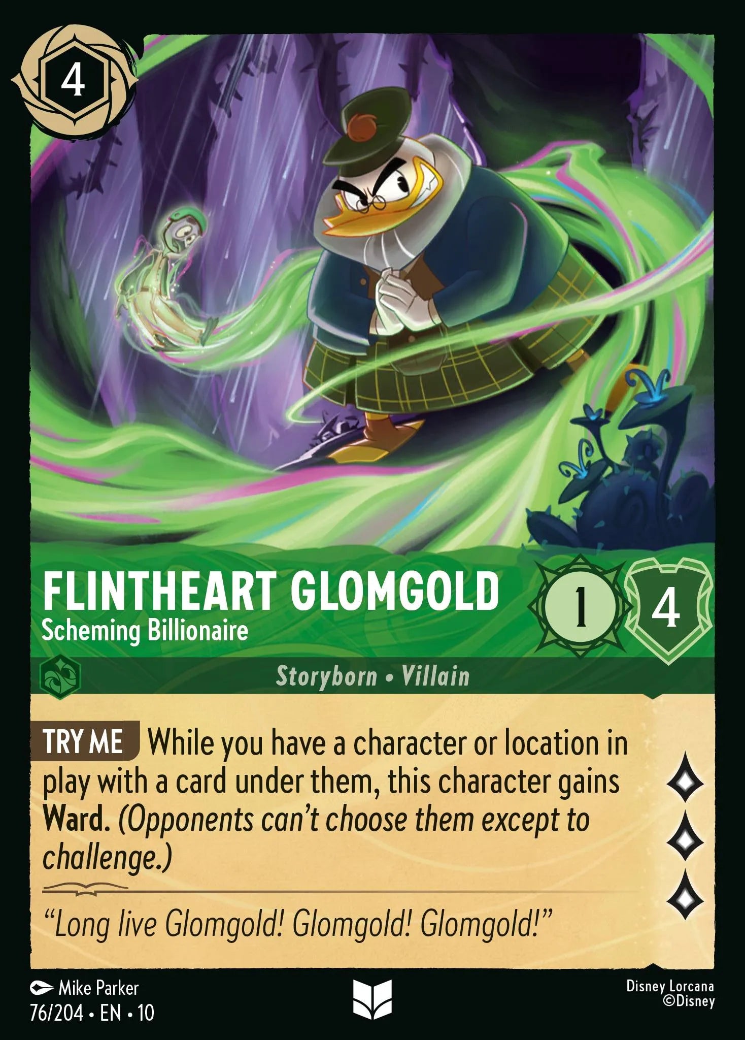 Flintheart Glomgold - Scheming Billionaire | Whispers in the Well #76 (Near Mint) | Disney Lorcana Single Australia (Near Mint)