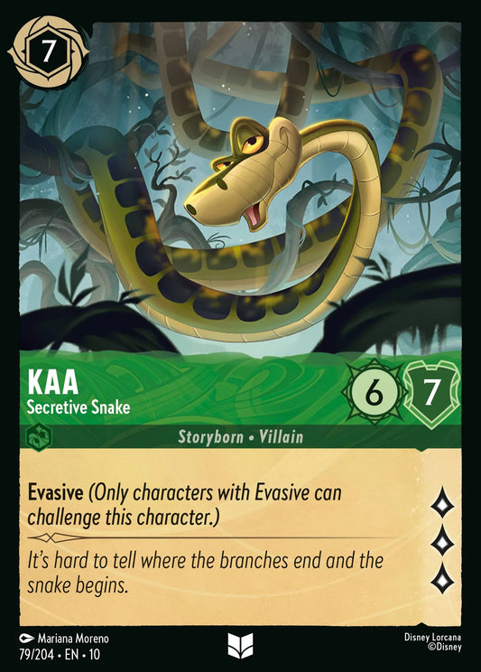 Kaa - Secretive Snake | Whispers in the Well #79 (Near Mint Foil) | Disney Lorcana Single Australia (Near Mint)