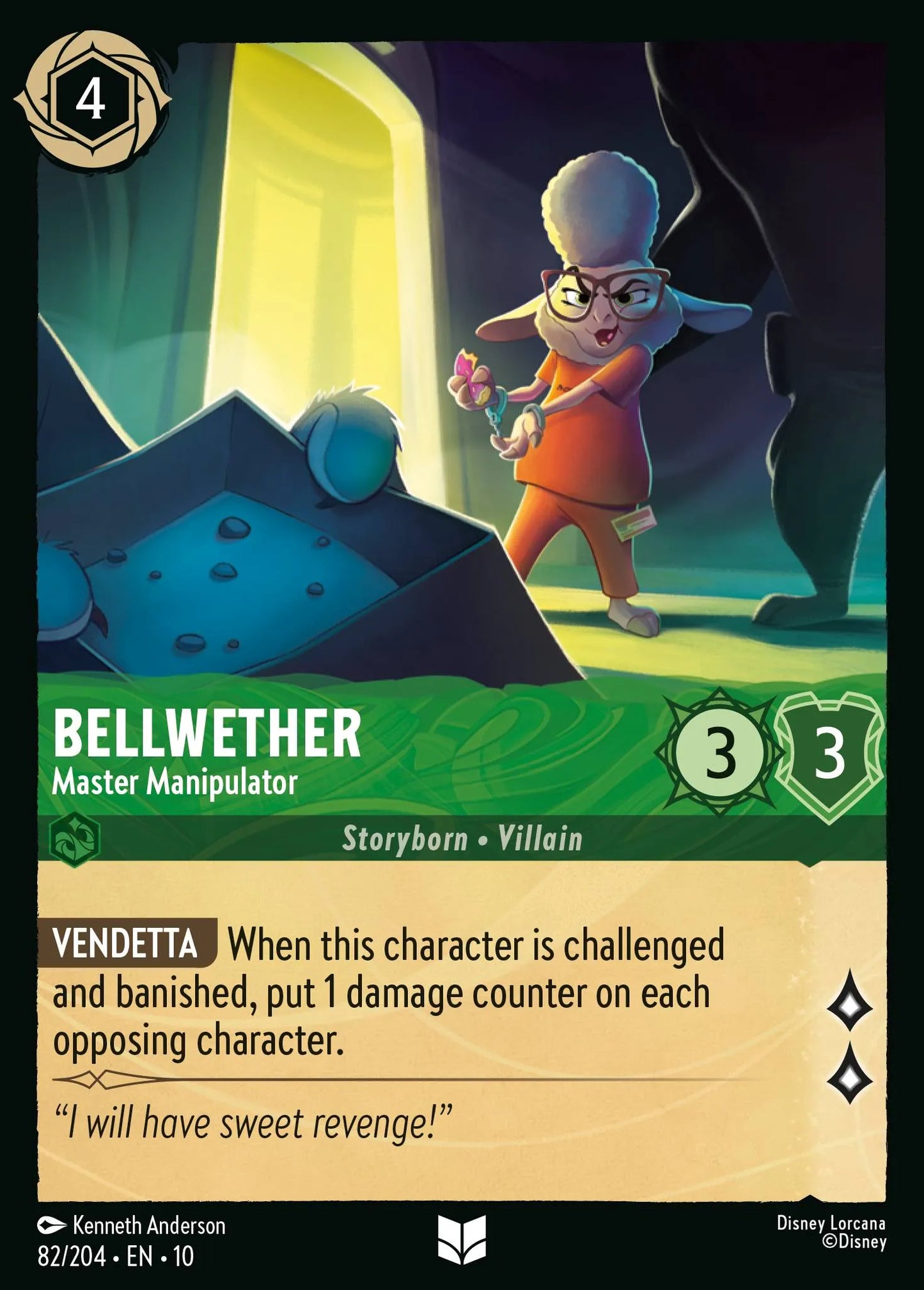 Bellwether - Master Manipulator | Whispers in the Well #82 (Near Mint Foil) | Disney Lorcana Single Australia (Near Mint)