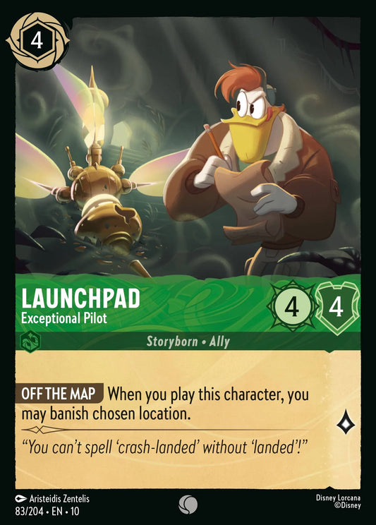 Launchpad - Exceptional Pilot | Whispers in the Well #83 (Near Mint) | Disney Lorcana Single Australia (Near Mint)