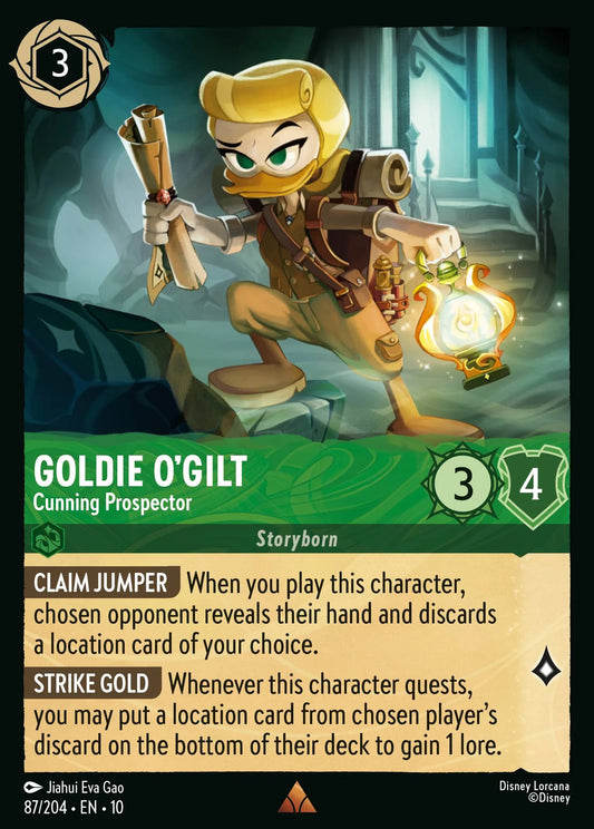 Goldie O'Gilt - Cunning Prospector | Whispers in the Well #87 (Near Mint) | Disney Lorcana Single Australia (Near Mint)