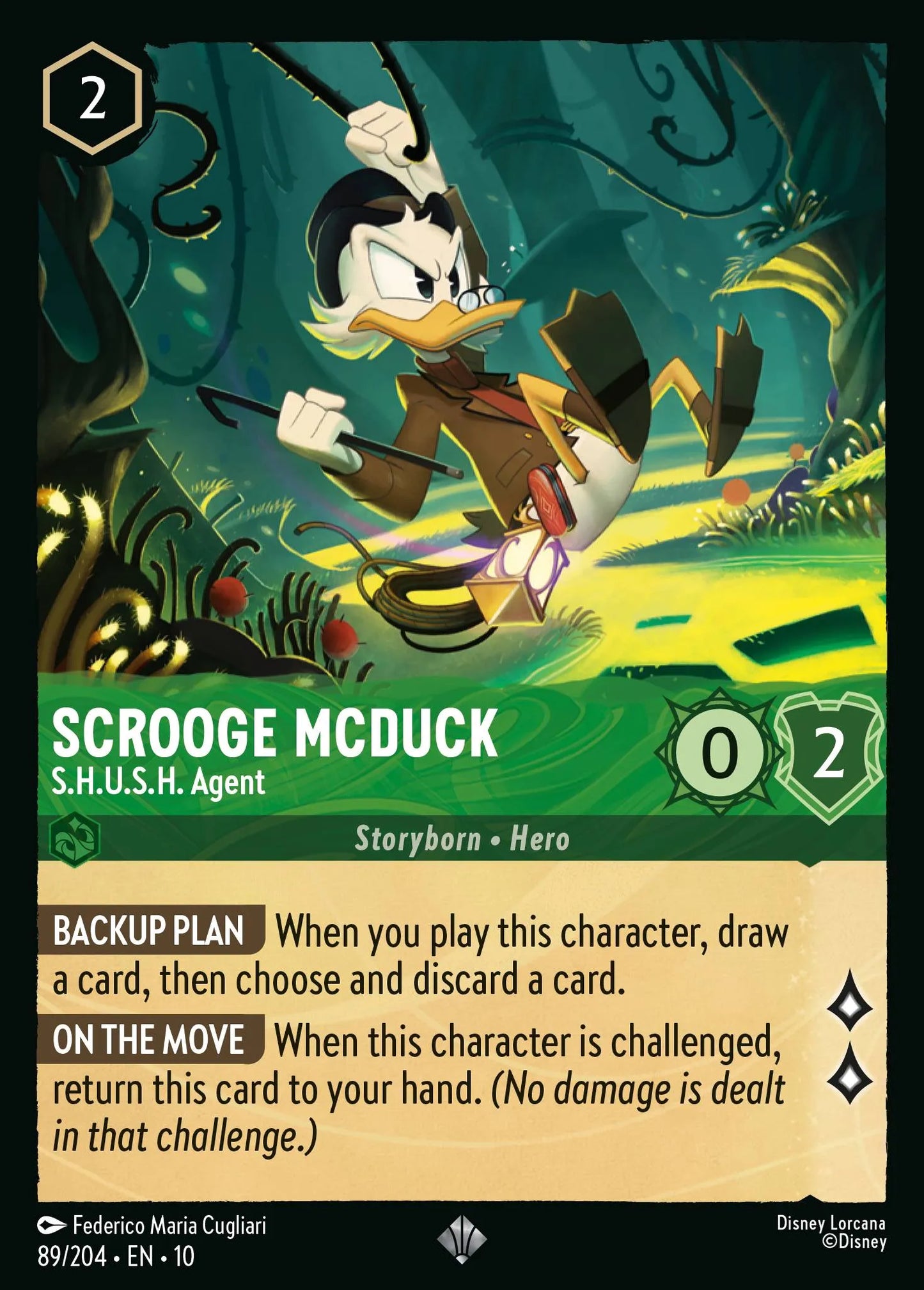 Scrooge McDuck - S.H.U.S.H. Agent | Whispers in the Well #89 (Near Mint) | Disney Lorcana Single Australia (Near Mint)