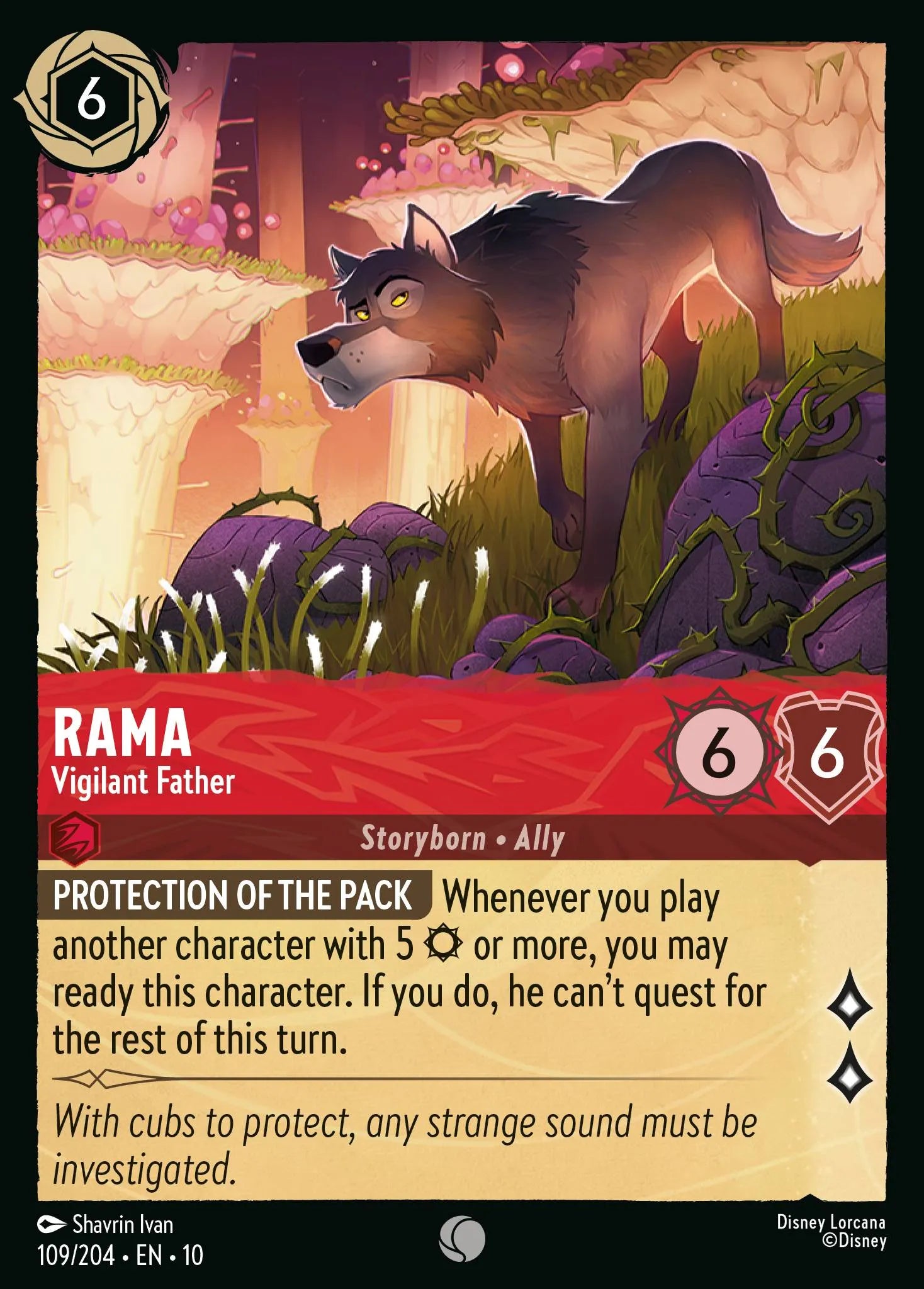 Rama - Vigilant Father | Whispers in the Well #109 (Near Mint) | Disney Lorcana Single Australia (Near Mint)