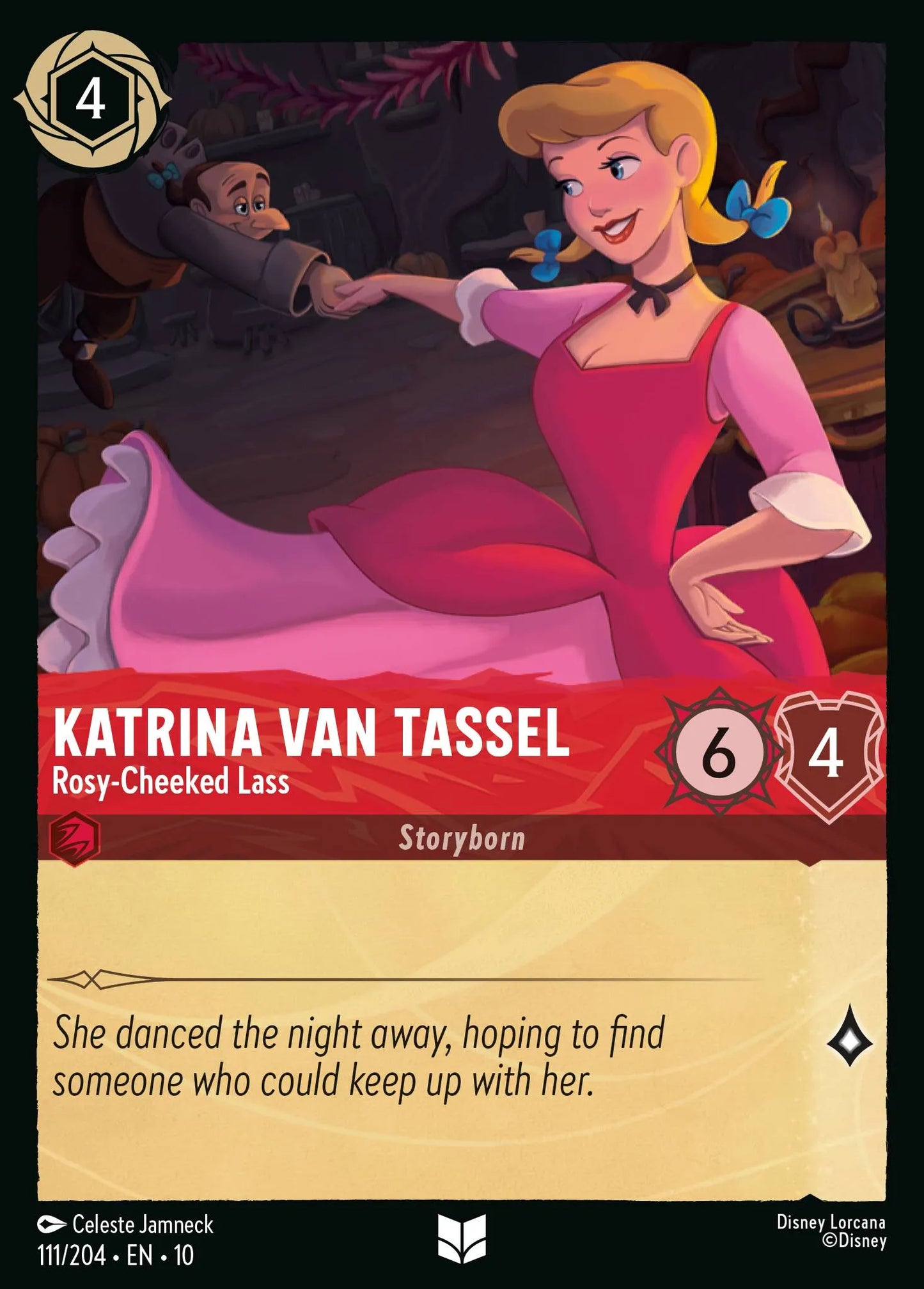 Katrina Van Tassel - Rosy-Cheeked Lass | Whispers in the Well #111 (Near Mint) | Disney Lorcana Single Australia (Near Mint)