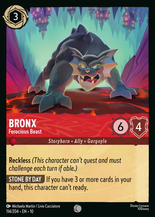 Bronx - Ferocious Beast | Whispers in the Well #114 (Near Mint Foil) | Disney Lorcana Single Australia (Near Mint)