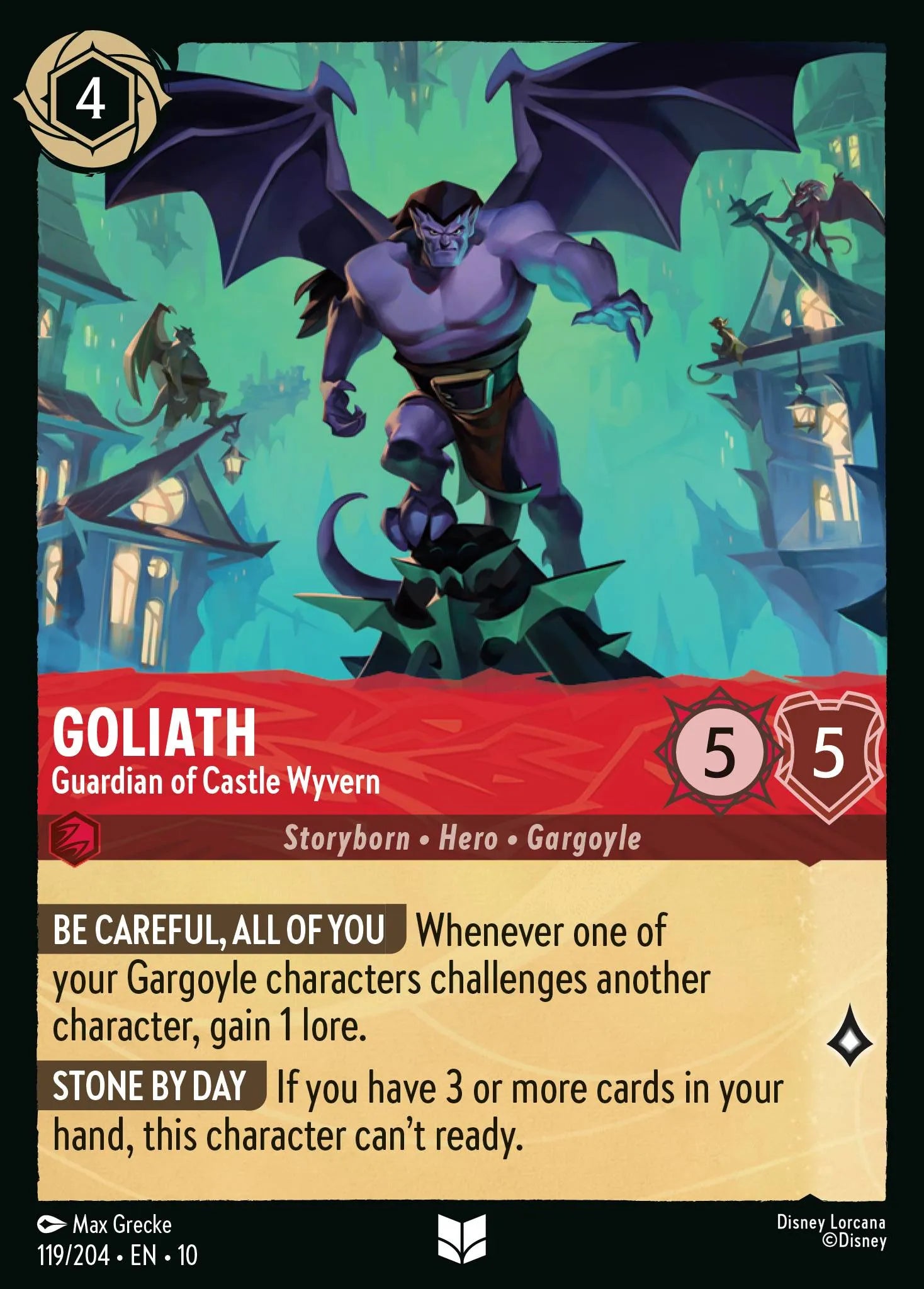 Goliath - Guardian of Castle Wyvern | Whispers in the Well #119 (Near Mint) | Disney Lorcana Single Australia (Near Mint)