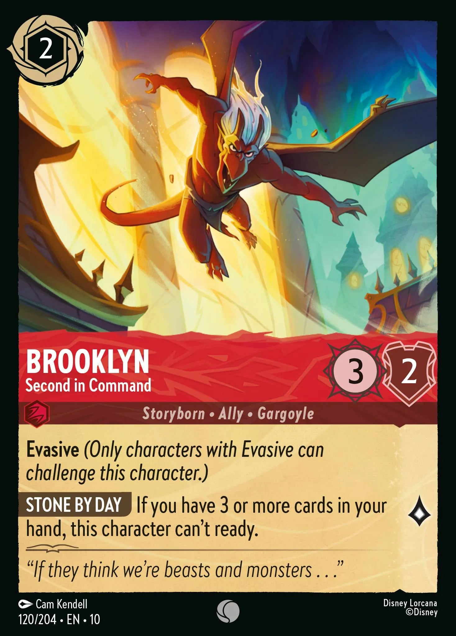 Brooklyn - Second in Command | Whispers in the Well #120 (Near Mint Foil) | Disney Lorcana Single Australia (Near Mint)