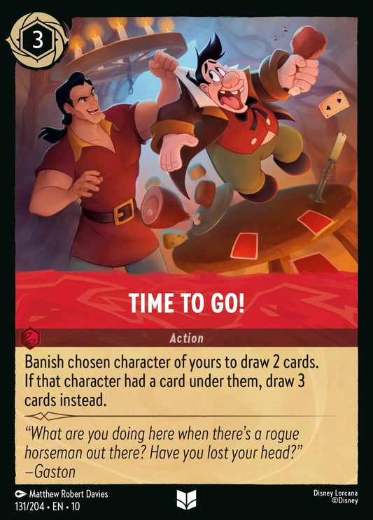 Time to Go! | Whispers in the Well #131 (Near Mint) | Disney Lorcana Single Australia (Near Mint)