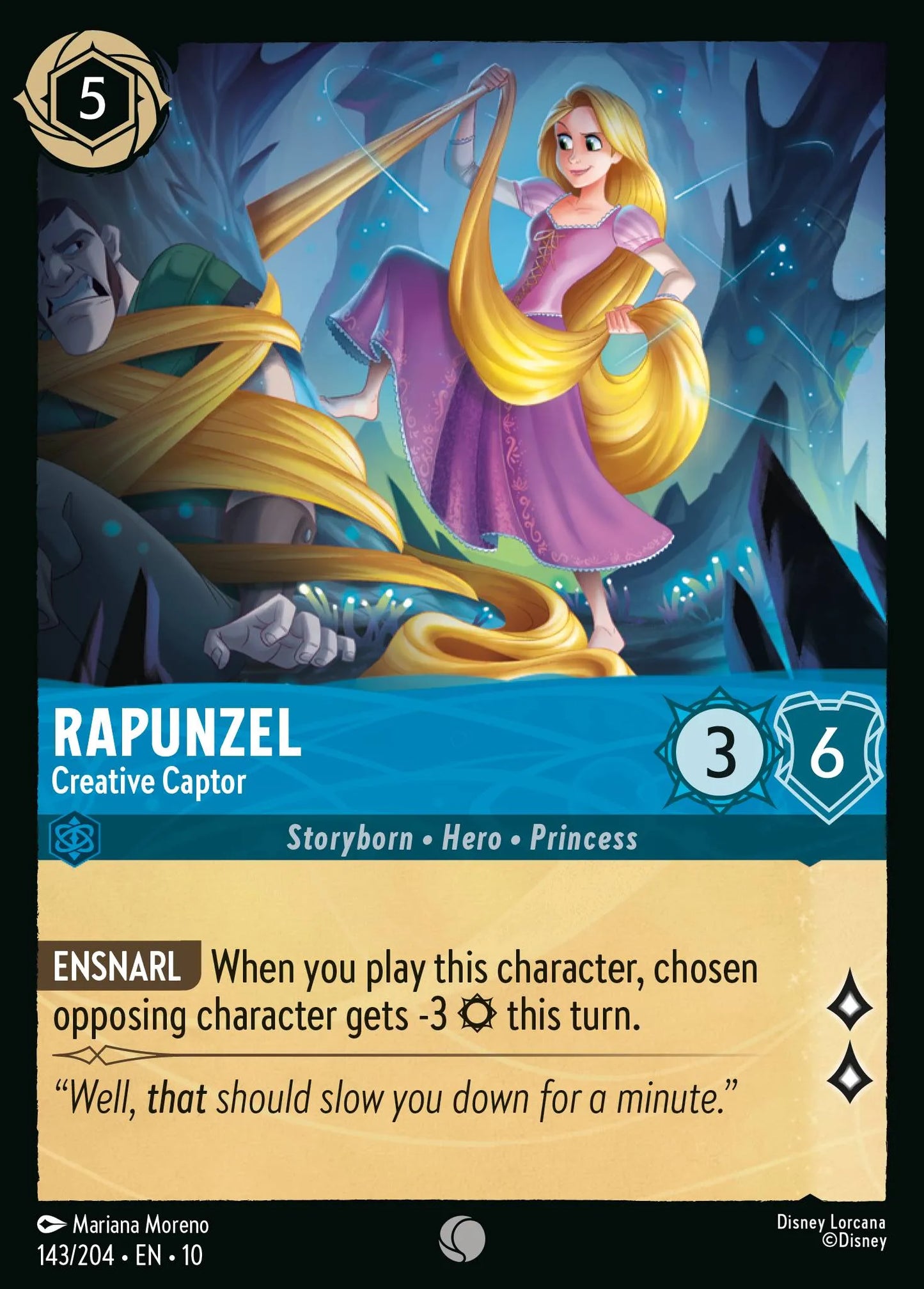 Rapunzel - Creative Captor | Whispers in the Well #143 (Near Mint Foil) | Disney Lorcana Single Australia (Near Mint)