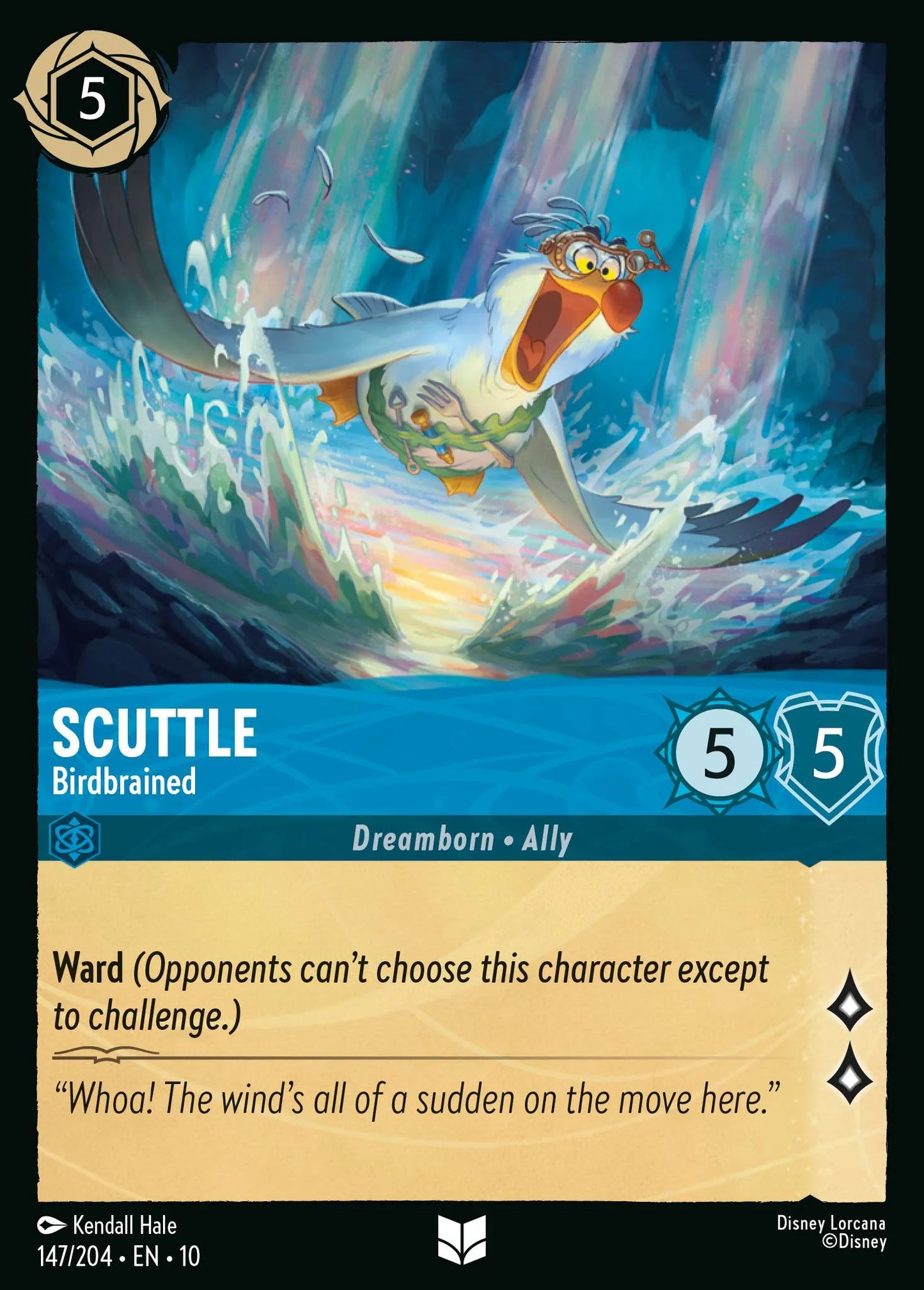 Scuttle - Birdbrained | Whispers in the Well #147 (Near Mint) | Disney Lorcana Single Australia (Near Mint)