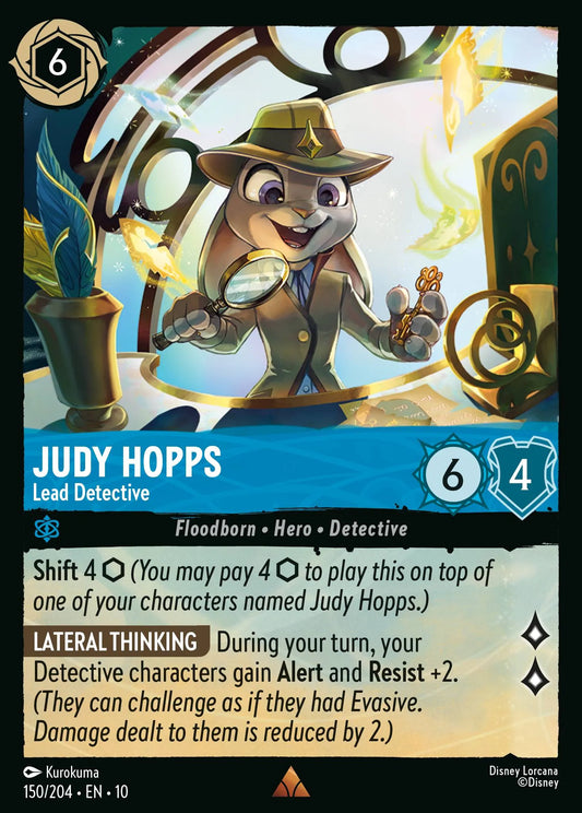 Judy Hopps - Lead Detective | Whispers in the Well #150 (Near Mint) | Disney Lorcana Single Australia (Near Mint)