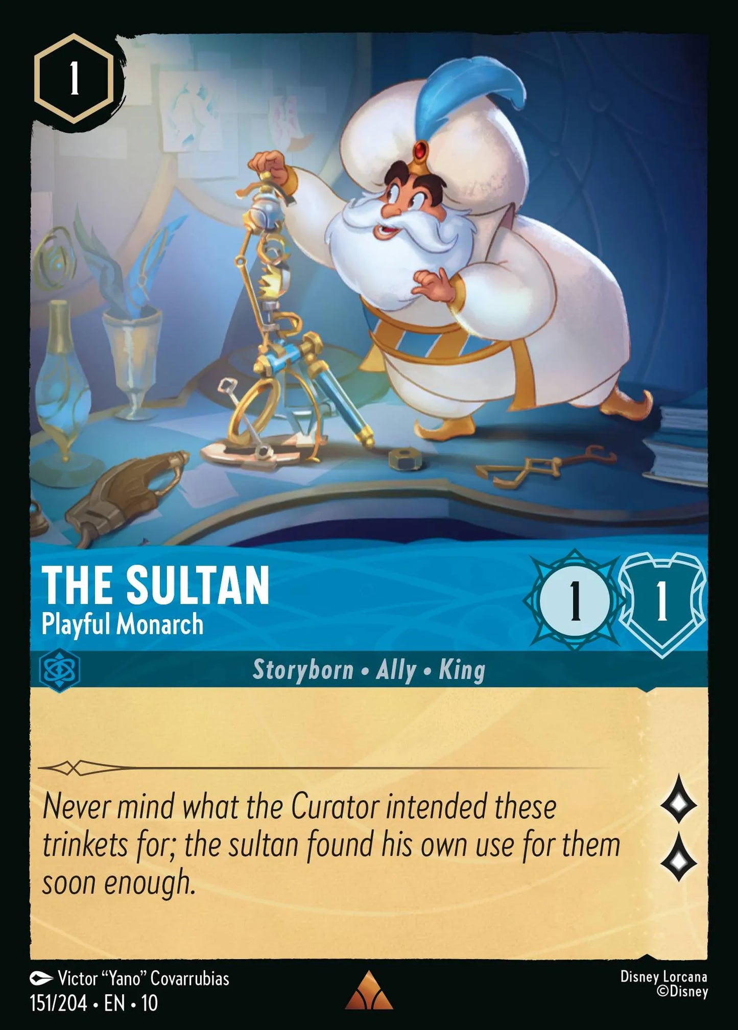 The Sultan - Playful Monarch | Whispers in the Well #151 (Near Mint) | Disney Lorcana Single Australia (Near Mint)