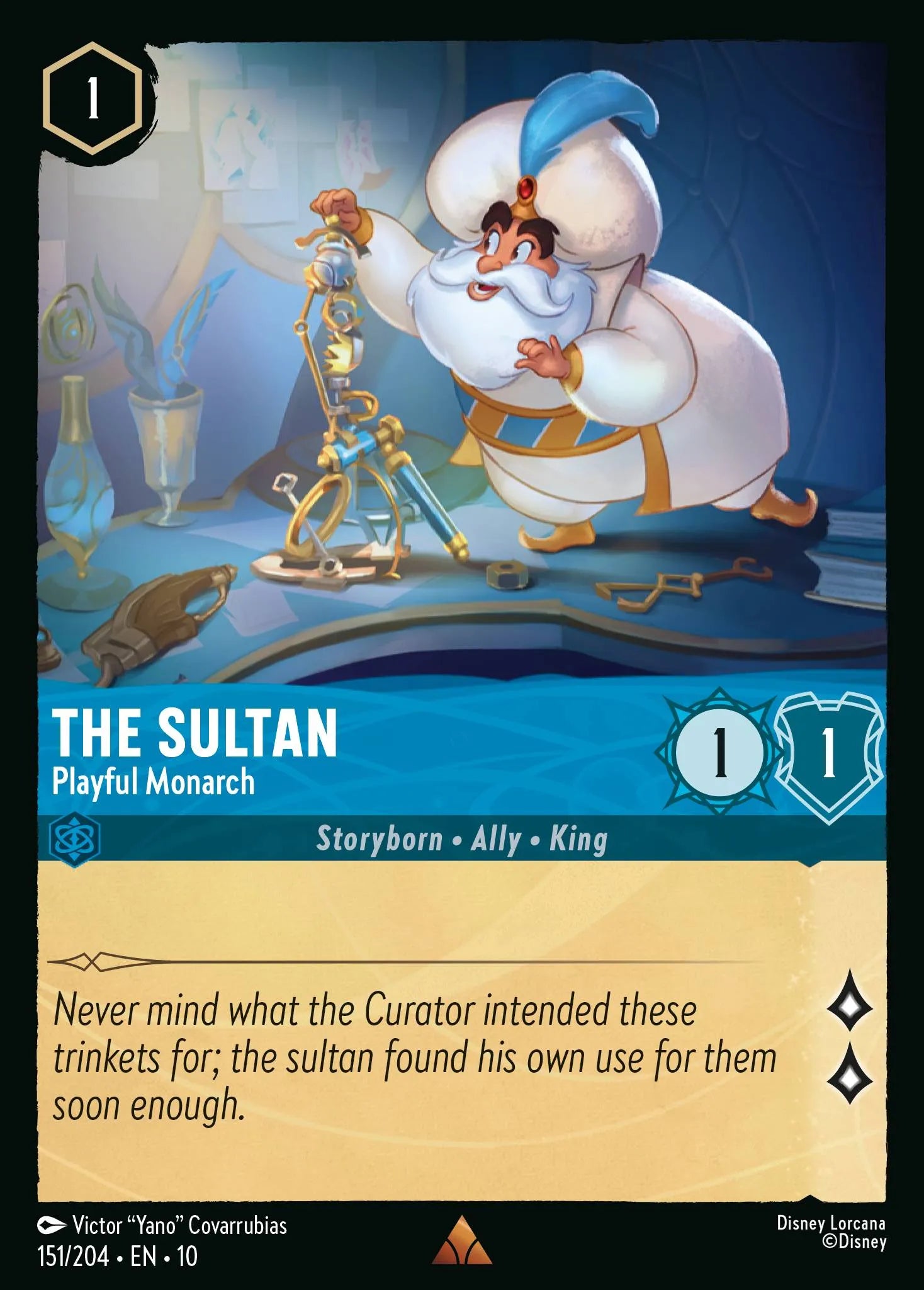 The Sultan - Playful Monarch | Whispers in the Well #151 (Near Mint) | Disney Lorcana Single Australia (Near Mint)