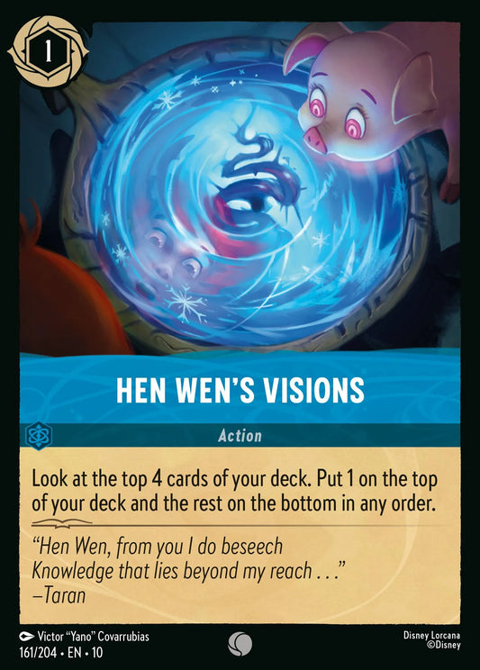 Hen Wen's Visions | Whispers in the Well #161 (Near Mint Foil) | Disney Lorcana Single Australia (Near Mint)