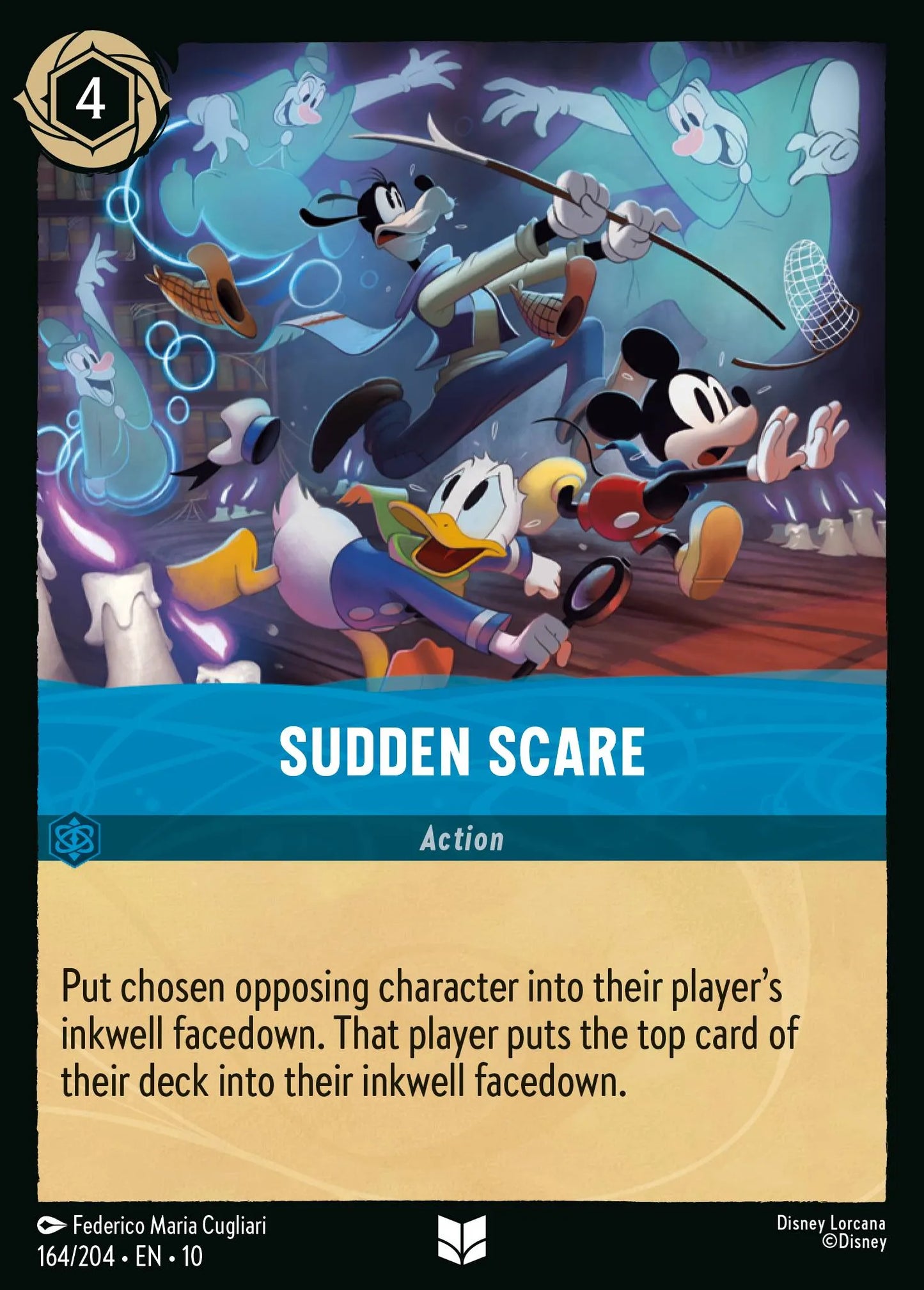 Sudden Scare | Whispers in the Well #164 (Near Mint Foil) | Disney Lorcana Single Australia (Near Mint)