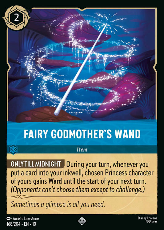 Fairy Godmother's Wand | Whispers in the Well #168 (Near Mint Foil) | Disney Lorcana Single Australia (Near Mint)