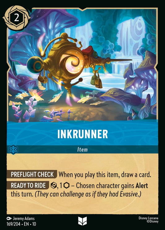 Inkrunner | Whispers in the Well #169 (Near Mint Foil) | Disney Lorcana Single Australia (Near Mint)