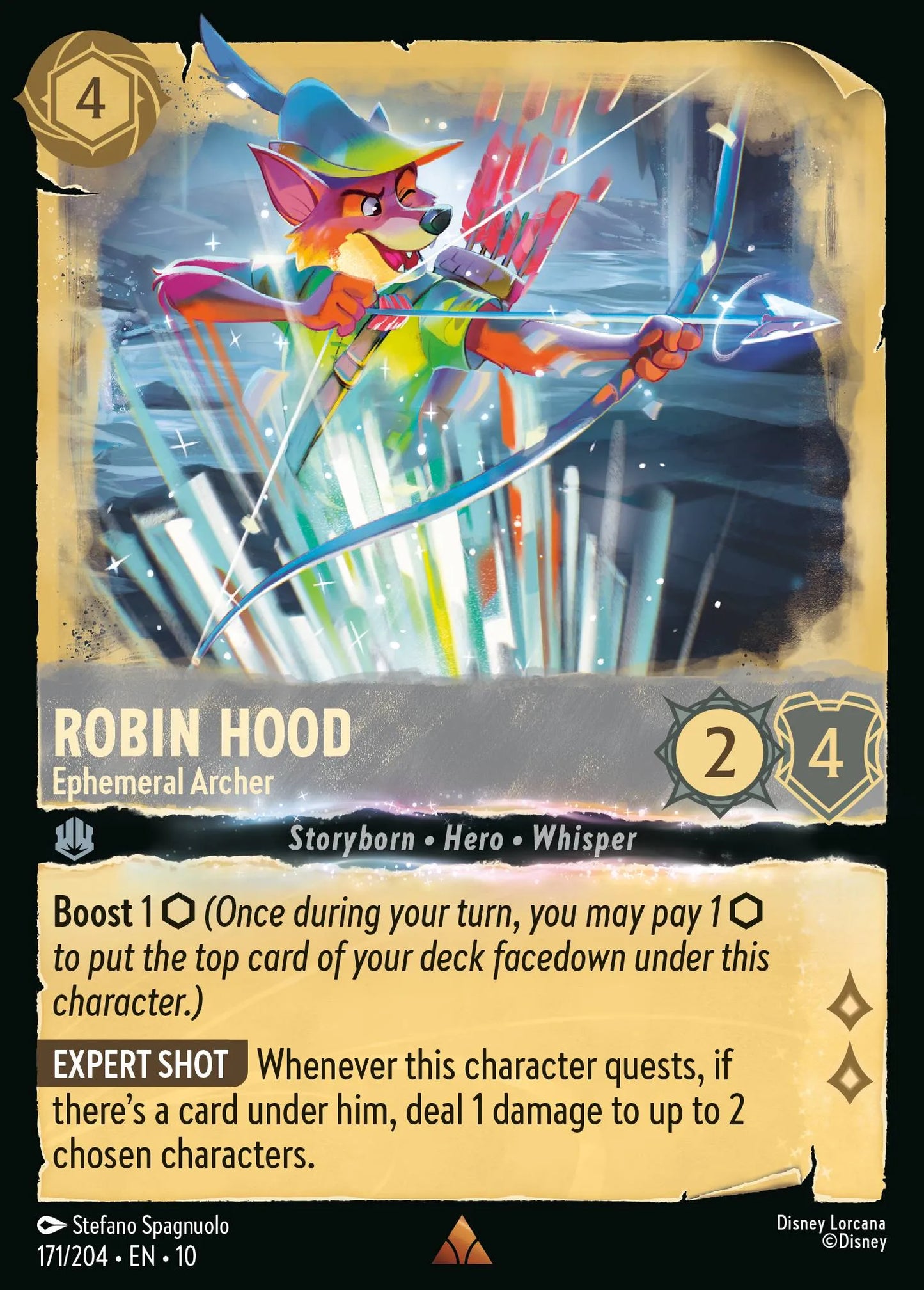 Robin Hood - Ephemeral Archer | Whispers in the Well #171 (Near Mint) | Disney Lorcana Single Australia (Near Mint)