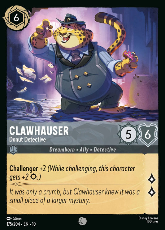 Clawhauser - Donut Detective | Whispers in the Well #175 (Near Mint) | Disney Lorcana Single Australia (Near Mint)
