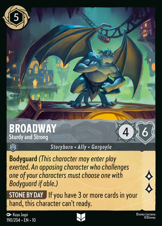 Broadway - Sturdy and Strong | Whispers in the Well #190 (Near Mint) | Disney Lorcana Single Australia (Near Mint)