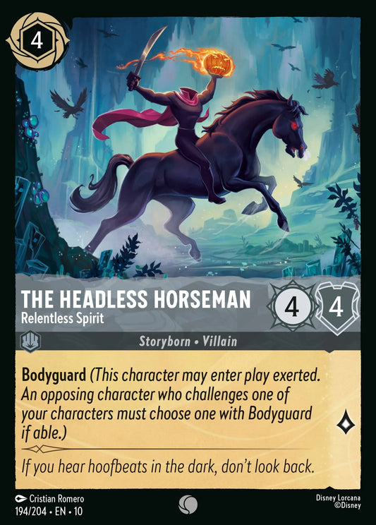 The Headless Horseman - Relentless Spirit | Whispers in the Well #194 (Near Mint) | Disney Lorcana Single Australia (Near Mint)