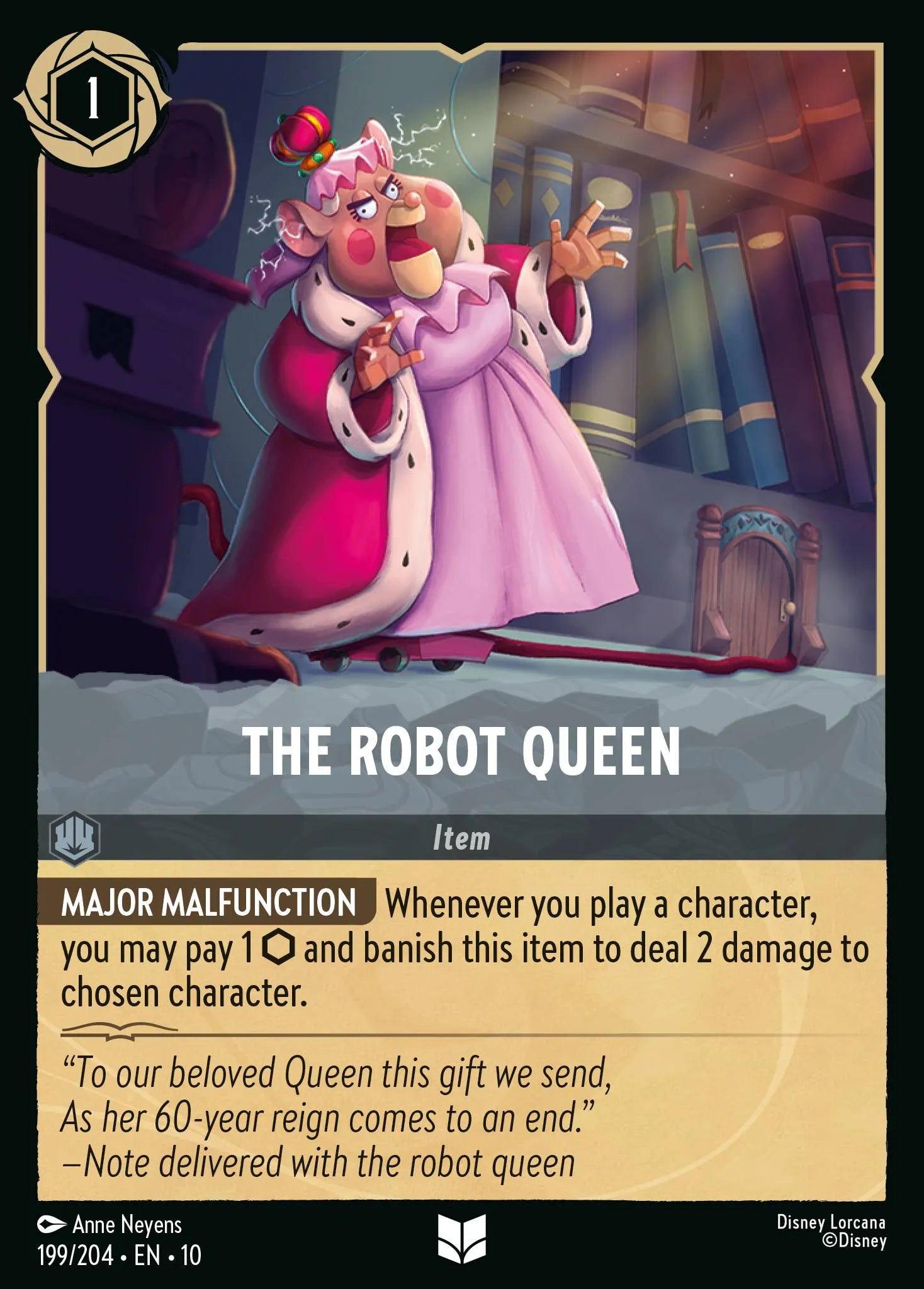 The Robot Queen | Whispers in the Well #199 (Near Mint) | Disney Lorcana Single Australia (Near Mint)