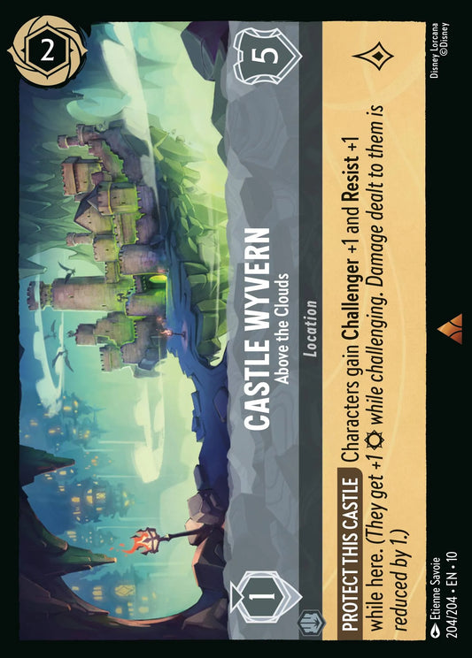 Castle Wyvern - Above the Clouds | Whispers in the Well #204 (Near Mint) | Disney Lorcana Single Australia (Near Mint)