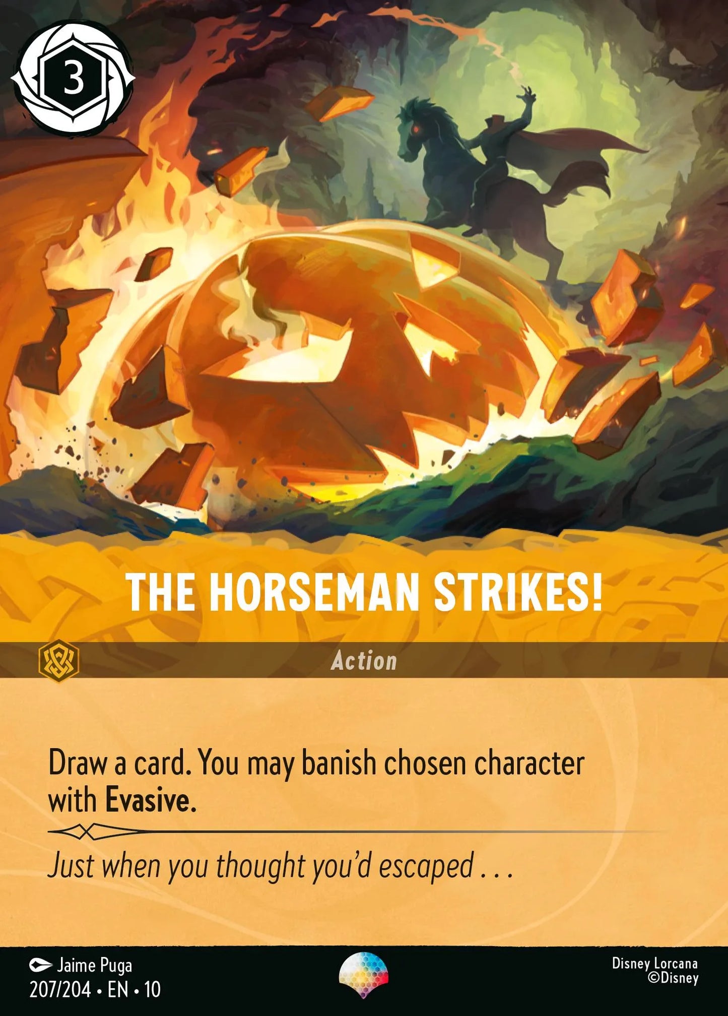The Horseman Strikes! | Whispers in the Well #207 (Near Mint) | Disney Lorcana Single Australia (Near Mint)
