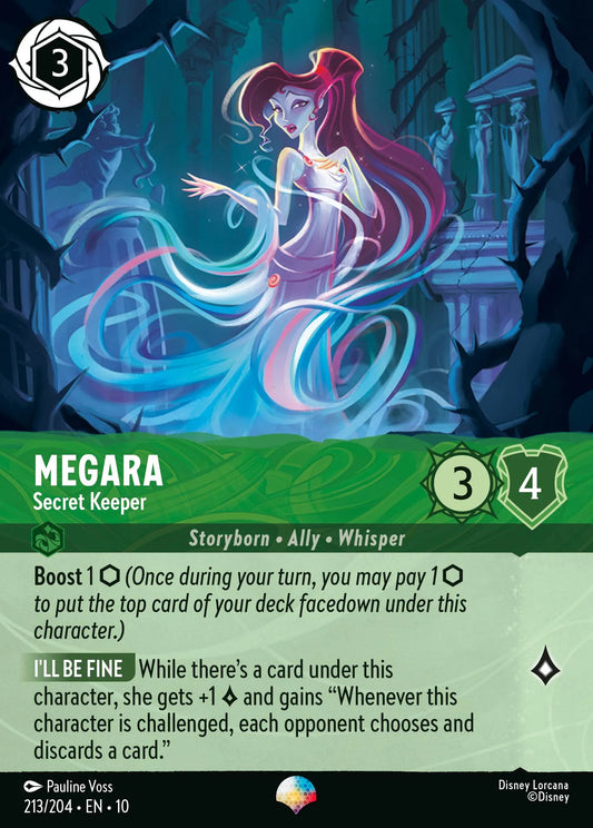 Megara - Secret Keeper | Whispers in the Well #213 (Near Mint Foil) | Disney Lorcana Single Australia (Near Mint)
