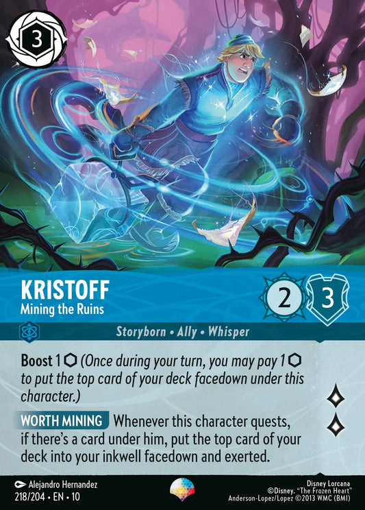 Kristoff - Mining the Ruins | Whispers in the Well #218 (Near Mint) | Disney Lorcana Single Australia (Near Mint)
