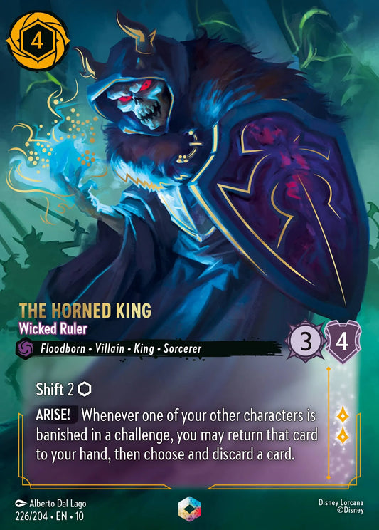 The Horned King - Wicked Ruler | Whispers in the Well #226 (Near Mint) | Disney Lorcana Single Australia (Near Mint)