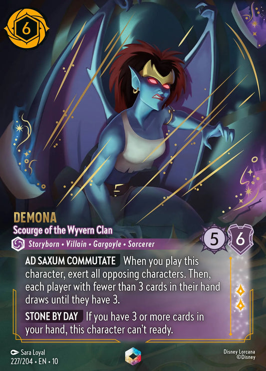Demona - Scourge of the Wyvern Clan | Whispers in the Well #227 (Near Mint) | Disney Lorcana Single Australia (Near Mint)