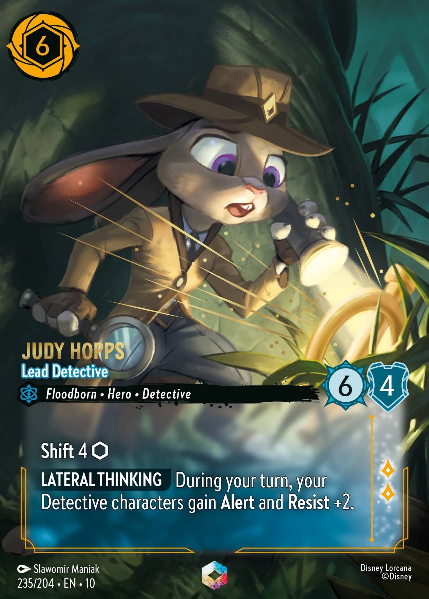 Judy Hopps - Lead Detective | Whispers in the Well #235 (Near Mint) | Disney Lorcana Single Australia (Near Mint)