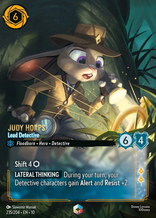 Judy Hopps - Lead Detective | Whispers in the Well #235 (Near Mint) | Disney Lorcana Single Australia (Near Mint)